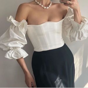 Paris Georgia Ruffle Bodice top size xs